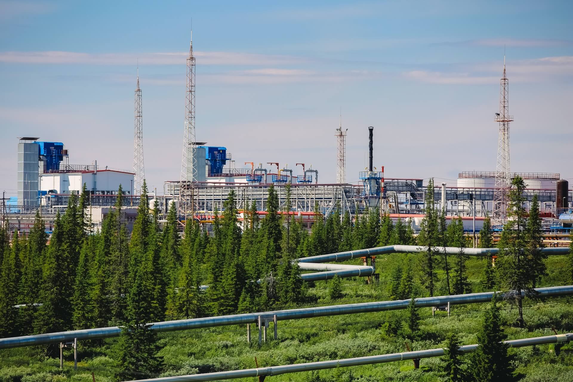Реконструкция Блока подготовки и переработки газа Усинского ГПЗ